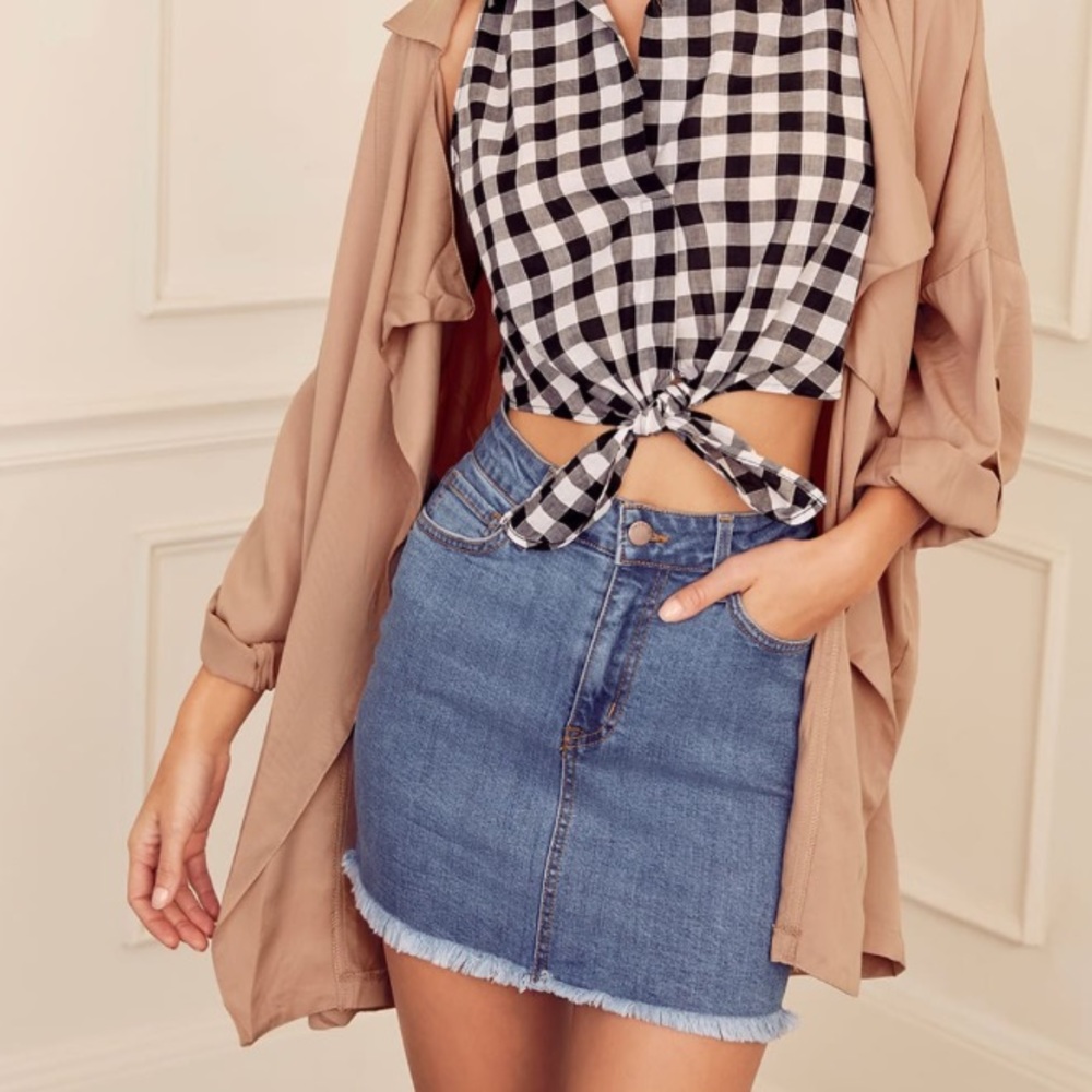 Lulu's Jean Skirt